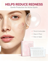Patch Hydrocolloïde Anti-Acné Invisible pour Usage Diurne, Forte Adhérence, Réparation Nocturne, Résistant à la Transpiration