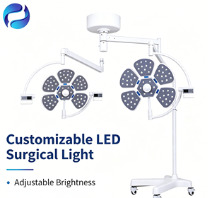 Lampe chirurgicale LED à pétales, éclairage d'opération hospitalier, lampe de bloc opératoire sans ombre, équipement vétérinaire, éclairage de plafond pour interventions chirurgicales - Product Image 4