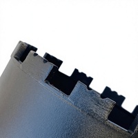 Scie cloche diamantée spéciale en acier à haute teneur en carbone, 25 mm-96 mm, tige droite pour l'installation du béton avec perçage à grande vitesse