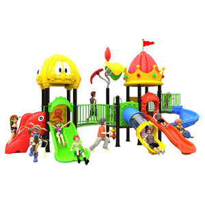 Cao playability đa dạng phong cách thương mại trẻ em Slide công viên giải trí một cách an toàn cơ sở thiết bị nhựa trượt sân chơi ngoài trời - Product Image 2