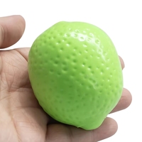 Jouet anti-stress en TPR souple en forme de fruit vert lime, avec service après-vente complet
