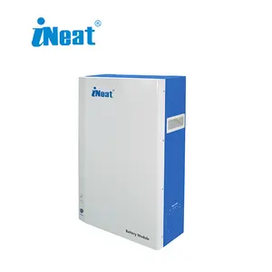 INeat Customized 51.2V 100AH 5.12KWh Low Self-Discharge LiFePO4 Power Wall Lithium Battery Home Energy Storage System Battery