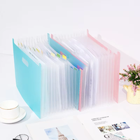 Porte-documents accordéon extensible A4 de haute qualité à 13 poches, en PP blanc, pour l'archivage de documents de format légal