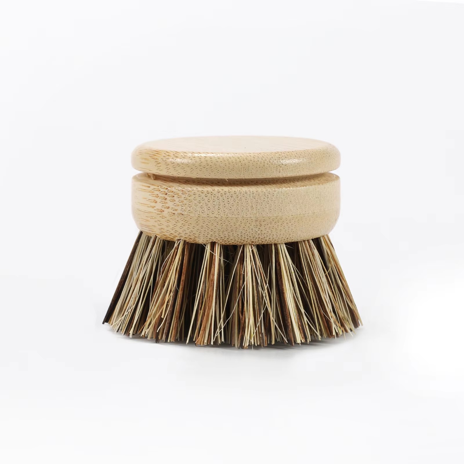 Bamboo mixed brown dish brush head