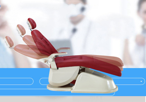 Hot Selling Fashion Synthetic Leather Red Portable <strong>Dental</strong> <strong>Unit</strong> <strong>Dental</strong> Chair - Product Image 2