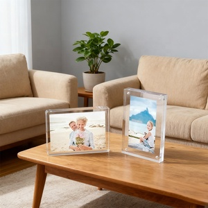Acrylic nam châm khung ảnh rõ ràng freestanding đôi hai mặt dày khung máy tính để bàn cho hình ảnh dễ dàng thay đổi và Bảo vệ UV - Product Image 6