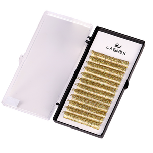 Extension de cils holographique individuel de marque privée en gros extension de cils cils extension de cils colorés brillants - Product Image 6