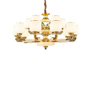 New Chinese Style Chandelier Multi Head Led <b>Light</b> Round Shape For Living Room Bedroom Home Decor - Product Image 3