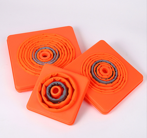 30: مخروط أمان مروري قابل للسحبً ومقاوم للماء قابل للسحبً ، مرفق حركة مرور عاكس ضوء ليد قابل للطي - Product Image 5