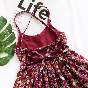 Nuevo Estilo de Ropa Infantil al por Mayor, Vestido Rojo para Niñas con Diseño Elegante - Product Image 6