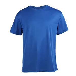T-shirt sportive <span class=keywords><strong>in</strong></span> poliestere all'ingrosso ad asciugatura rapida con stampa logo personalizzata, design neutro e tessuto pettinato <span class=keywords><strong>in</strong></span> blocco - Product Image 3