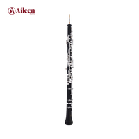 Oboe semi-automatique en bois composite de qualité supérieure OB-M5320S, clés en Do