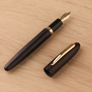 MAJOHN-M6乌木钢笔35号笔尖成人学生书写旋转吸墨礼品盒装文具中国制造 - Product Image 3