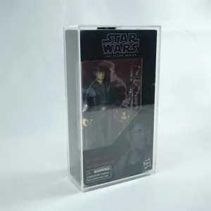 YAGELI Wholesale Clear Perspex Star Wars Figure Collection Case Acrylic Star Wars Action Figures Display Case