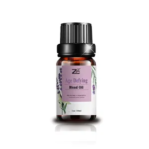 Minyak esensial Defying usia, minyak campuran aromaterapi organik alami untuk Diffuser, pijat, perawatan kulit, Yoga, tidur