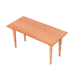 Modelo en miniatura de <span class=keywords><strong>mesa</strong></span> de comedor y barra de madera de cerezo, muebles en miniatura, piezas 1:12, casa de muñecas Ob11, de <span class=keywords><strong>segunda</strong></span> <span class=keywords><strong>mano</strong></span> - Product Image 5