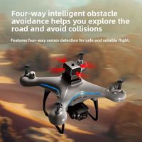 Drone intelligent KY102 avec caméra 4K, positionnement par flux optique, évitement d'obstacles, quadricoptère à longue autonomie de vol pour adultes et débutants