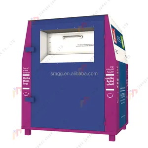 Custom Outdoor Clothes Drop Off Box Shoes Donation Bin Charity Collect Clothes Recycle Bin