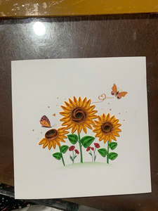 Carte en quilling 3D faite à la main, artisanat en papier détaillé pour des messages sincères, des cadeaux et des moments spéciaux - Product Image 5