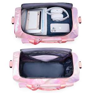 Bolsa de Gimnasio Deportiva con Bolsillo Impermeable, Bolsa de Viaje para Fin de Semana con Compartimento para Zapatos Impermeable y Orificio de Ventilación - Product Image 2
