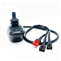 Contrôleur de moteur double 2P 1-vers-2, pour deux moteurs brossés 350W 24V, pour fauteuil roulant électrique, trottinette électrique, voiturette de golf