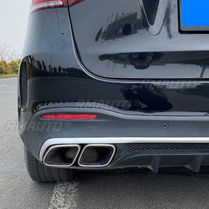 Tuyau d'échappement arrière de voiture pour Mercedes-Benz GLE53 GLE63 AMG W167 2020-2022 en acier inoxydable à quatre sorties - Product Image 4