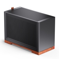 Boîtier Mini-ITX en alliage d'aluminium Qiao Si Bo T9 pour ordinateur de bureau, neuf, sans ports frontaux, capacité 11L