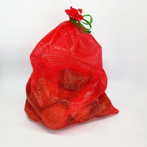 PP PE Red Onion Mesh <b>Bag</b> for Fruits Vegetables With <b>Draw</b> <b>string</b> - Product Image 1