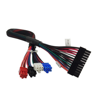 24 Pin to 6 Pin Motherboard Adapter <b>Cable</b> ATX 24p Psu <b>Power</b> Supply 24Pin 1 to 4 Interface 4P <b>Power</b> <b>Cable</b> - Product Image 2