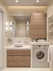 CBMart Classic Hotel Furniture Wooden Grain Bathroom Vanity Double Sink Solid Wood Pvc Vanity Cabinet Set - Product Image 3
