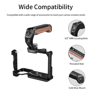 <strong>Camera</strong> Cage Kit for Sony FX3/FX30 Includes Full <strong>Camera</strong> Cage Top Handle Extension Kit with NATO Rail ARRI Locating Hole - Product Image 4