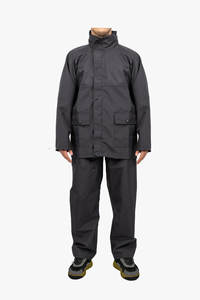 Combinaison de pluie imperméable coupe-vent à haute visibilité avec revêtement en PU et bandes réfléchissantes pour la sécurité au travail et l'utilisation en extérieur - Product Image 2