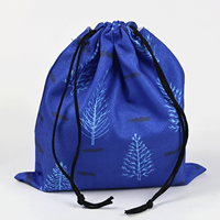 Sac à cordon personnalisé avec logo, 100% polyester, pour parfum, bijoux, emballage cadeau de luxe, anti-poussière