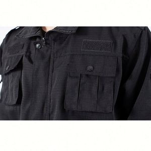 Vêtements de travail multifonctionnels design pour le printemps et l'automne, ensemble chemise boutonnée pour l'entraînement et le travail - Product Image 4