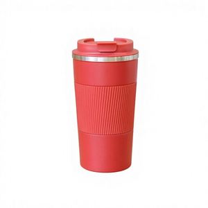 Vaso Térmico de Viaje de Acero Inoxidable de Doble Pared, Libre de BPA, de Alta Calidad para Gimnasio, 380 ml/510 ml, con Funda de Silicona - Product Image 1
