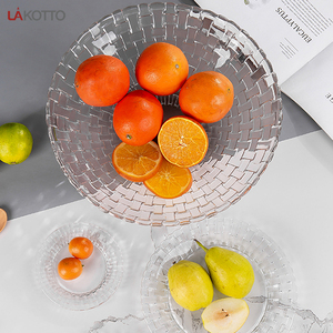 Vaisselle personnalisable de style européen bols en verre transparent divisés pour <span class=keywords><strong>la</strong></span> maison, l'hôtel et le restaurant Offre Spéciale <span class=keywords><strong>la</strong></span> verrerie - Product Image 4