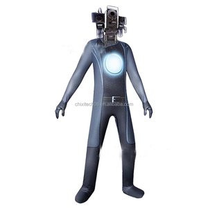 Traje de cosplay temático de juego de terror de Halloween - Mallas estilo Hombre Monitor/Hombre TV/Hombre Inodoro - Product Image 2