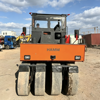 Compacteur pneumatique d'occasion Hamm GRW10, compacteur à pneus en caoutchouc Hamm GRW10 d'occasion pour la compactation des surfaces en asphalte routier