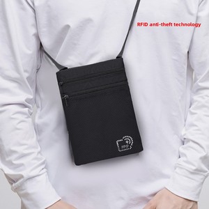 ที่ใส่พาสปอร์ตป้องกันการโจรกรรมด้วย RFID ดีไซน์เรียบง่าย สวมใส่รอบคอ เหมาะสำหรับการเดินทางกลางแจ้ง เดินเที่ยว และสะดวกสบายสำหรับการเดินทาง - Product Image 2