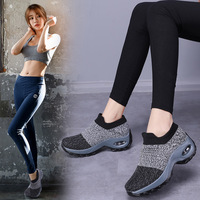 Chaussettes de chaussures de marche moins chères maille pied Airpad filles mocassins de jazz modernes baskets de danse pour femmes
