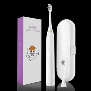 Cepillo de Dientes Eléctrico Sónico Híbrido, Resistente al Agua IPX7, Recargable Tipo C, 50 Días de Duración de la Batería, Caja de Viaje Blanca - Product Image 1