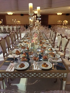 Supporto per candele Votive <span class=keywords><strong>in</strong></span> <span class=keywords><strong>vetro</strong></span> con stelo lungo a stelo nero chiaro a pavimento alto - Product Image 5