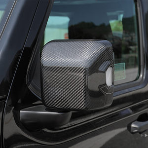 Espejo Retrovisor de Fibra de Carbono Seca Toray3k de Lujo HH, Fácil Instalación para Wrangler JK JL JT <span class=keywords><strong>Gladiator</strong></span> Sahara <span class=keywords><strong>Rubicon</strong></span> 4x4 - Product Image 2