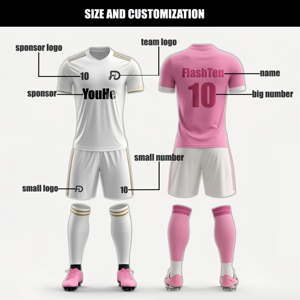 Vente en gros d'usine 2526 Nouveau maillot de football de club africain de haute qualité, maillot de football de la <span class=keywords><strong>Tunisie</strong></span> domicile et extérieur - Product Image 6