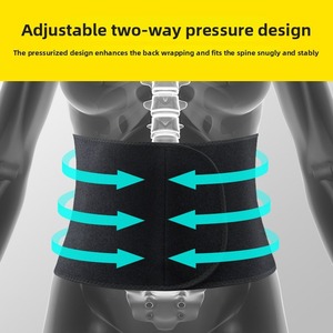 Ceinture de protection sportive pour hommes et femmes, pour fitness, musculation, basketball, en matériau de plongée, ceinture chauffante de protection - Product Image 4
