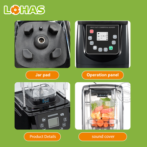 Nhà hàng thương mại Smoothie Máy xay sinh tố cách âm đa chức năng máy xay sinh tố với xử lý thực phẩm Máy xay sinh tố miyeur Professionnel - Product Image 5