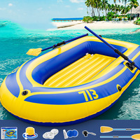 Vente en gros de bateaux gonflables verts pour adultes, bateaux pneumatiques portables pour l'aventure