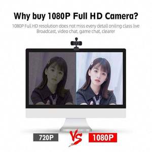 FHD 1080P 2K Webcam 1080P Tự Động Lấy Nét Web Camera-Với Microphone Streaming Web <span class=keywords><strong>Cam</strong></span> Cho <span class=keywords><strong>Skype</strong></span> - Product Image 3