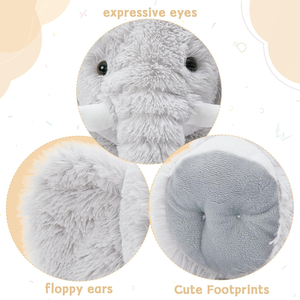 Phim Hoạt Hình Động Vật Voi 20Inch Màu Xám Màu Hồng Màu Xanh Trọng Elephant Thú Nhồi Bông Mềm Voi Đồ Chơi Sang Trọng Cho Cô Gái Chàng Trai - Product Image 3