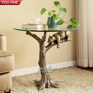 Tượng Đồng Điêu Khắc Đồng Bàn Cây Gấu - Product Image 1